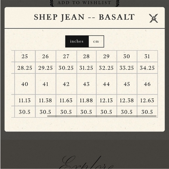 Doen Shep Jeans in Basalt Size 31 NWT - Picture 9 of 12